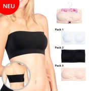 Stanik Damski Bez Ramiączek Top push-up Biustonosz Bez Fiszbin Bandeau