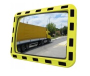 Lustro przemysłowe bezpieczeństwa BHP z ramą 60x40cm