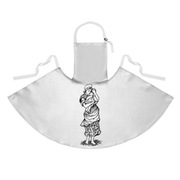 Fartuch damski fullprint 'Bezpieczeństwo'