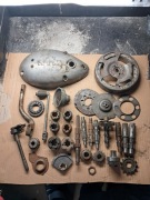 Wsk 125 wfm części tryb wałek pokrywa magneto tarcza nie kartery skrzynia  