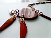 Stary naszyjnik kolia Retro PRL Boho