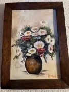 oryginalny obraz olejny aut. Pawla Ptaka drew rama