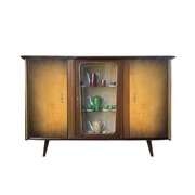 Kredens witryna regał vintage prl