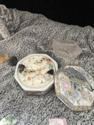 świeca w szkatułce vintage 