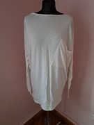 Szachownica bluzka 36/38 S/M biała wiskoza