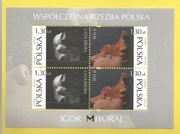 4084-4085 bl.200 Współ. rzeźba polska-Igor Mitoraj
