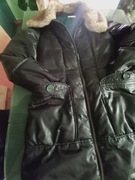 Promod plaszcz kurtka futrzany kołnierz roz 40-42