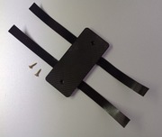 Uchwyt do zasilacza , uniwersalny, rzepy, mocny