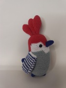 Dzięcioł pluszak maskotka amigurumi PicaPau 