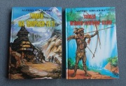 2 książki o Tomku 1991 SZKLARSKI TOMEK WŚRÓD ŁOWCÓW GŁÓW i na tropach yeti
