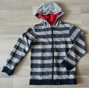 Cherokee bluza z kapturem szara w paski 146-152cm