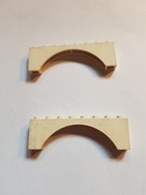 Lego Biały Most Łuk Mostek 1x8x2 3308 16577