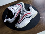 Sneakersy Fila Ray Low White 37 24 cm wysoka podeszwa klasyczne adidasy