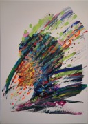 Pamięć absolutna obraz 50x70 cm farby akrylowe 