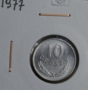 10 groszy 1977             