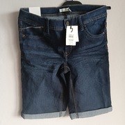 Szorty, spodenki jeansowe chłopięce  z regulacją w pasie r14Y / 164 SLIM  