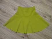COS spódnica rozkloszowana musztardowa żółć _ 36 / S