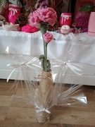 Prezent na Dzień Matki - rękodzieło goździki 