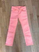 Spodnie dla dziewczynki w kol. pomarańczowym 128