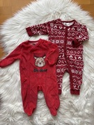 Pajacyki niemowlęce świąteczne 62 0-3m