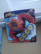 Zegarek wyrzutnia dyski maska zestaw Spiderman 