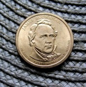 USA 1 Dolar 2010r - P - James Buchanan