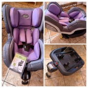 Fotelik samochodowy 4BABY NEO-FIX -  0-18 kg - nieużywany 