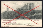 KAZIMIERZ nad Wisłą Puławy  Ruiny zamku 1904