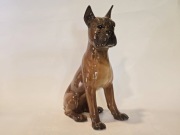 Goebel - Figurka - Porcelana - Pies - Bokser XXL