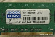 Pamięć RAM DDR3 Goodram 4 GB 1333 9 ( GR1333D364L9/4G )=najtaniej tutaj !!