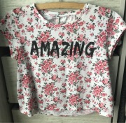 TOP W KWIATKI KOSZULKA NEW YORKER