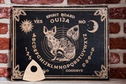 Tablica Ouija Spirit Board Kot Sfinks Ezoteryka Drewno Rękodzieło