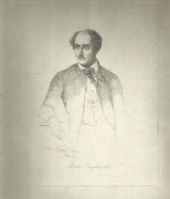 E. Boratyński Portret M. Czajkowskiego miedzioryt