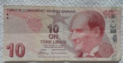 Turcja Republika TRY10 lir turk lirasi 2009 P# 223 Matematyk Cahit Arf