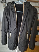 Kurtka damska S zimowa dwustronna czarna