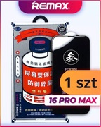 Szkło hartowane do iPhone 16 Pro Max Apple Remax GL-27 9D 9H 