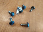 UNITRA ZESI NOWE colorofon C 23 B 230 B śruby mocujące zaślepki 