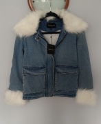 Kurtka dżinsowa z futerkiem Parisian r.XS