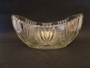 Hortensja, żardiniera, gondola szklana, szkło PRL, retro, vintage