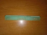 Grzebień do włosów potrójny grzebyk miętowy zielony 16cm PRL 