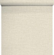 Imitacja Tapety Len Beżowy Winyl na włókninie Sypialnia pokój dzienny salon