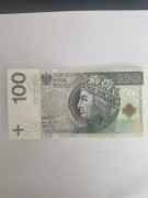 Banknoty kolekcjonerskie NBP 100 zł 