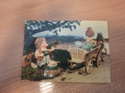 Pocztówka kreskówka bajka dla dzieci 1965