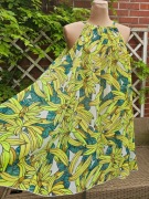 H&M sukienka plażowa szyfonowa tunika pareo sarong banany M/L