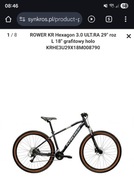 ROWER KROSS Hexagon 3.0 ULT.RA 29" roz L 18" grafitowy