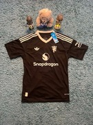 Koszulka piłkarska Manchester United Fernandes #8 czarna L