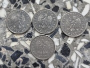 Zestaw monet 1 złoty zł 3x 2010 i 1x 2008 najrzadsze roczniki
