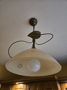 Żyrandol do kuchni salonu retro z listkami 