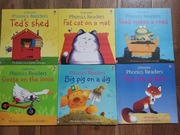 6 książek Usborne phonics readers