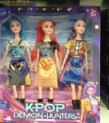 „K-POP Demon Hunters – zestaw 3 lalek muzycznych”